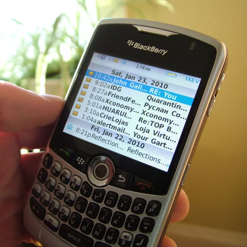 Artefact du passé : Le BlackBerry